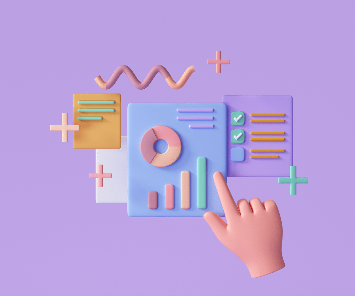 online marketing financial report chart data analysis web development concept 3d render illustration 1 1770718340